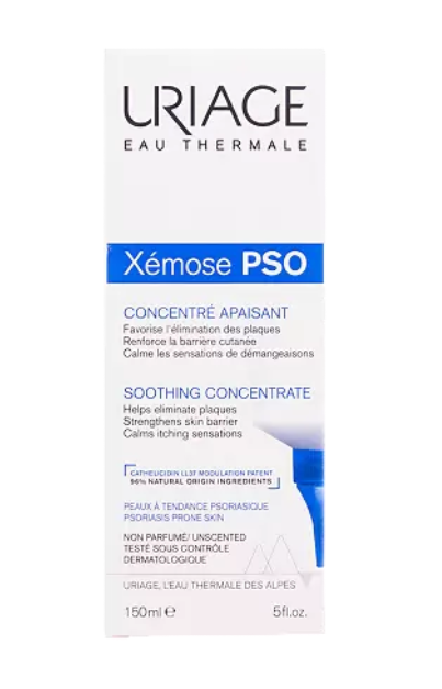 Uriage Xemose PSO Крем-концентрат успокаивающий, для кожи лица и тела склонной к псориазу, 150 мл, 1 шт.